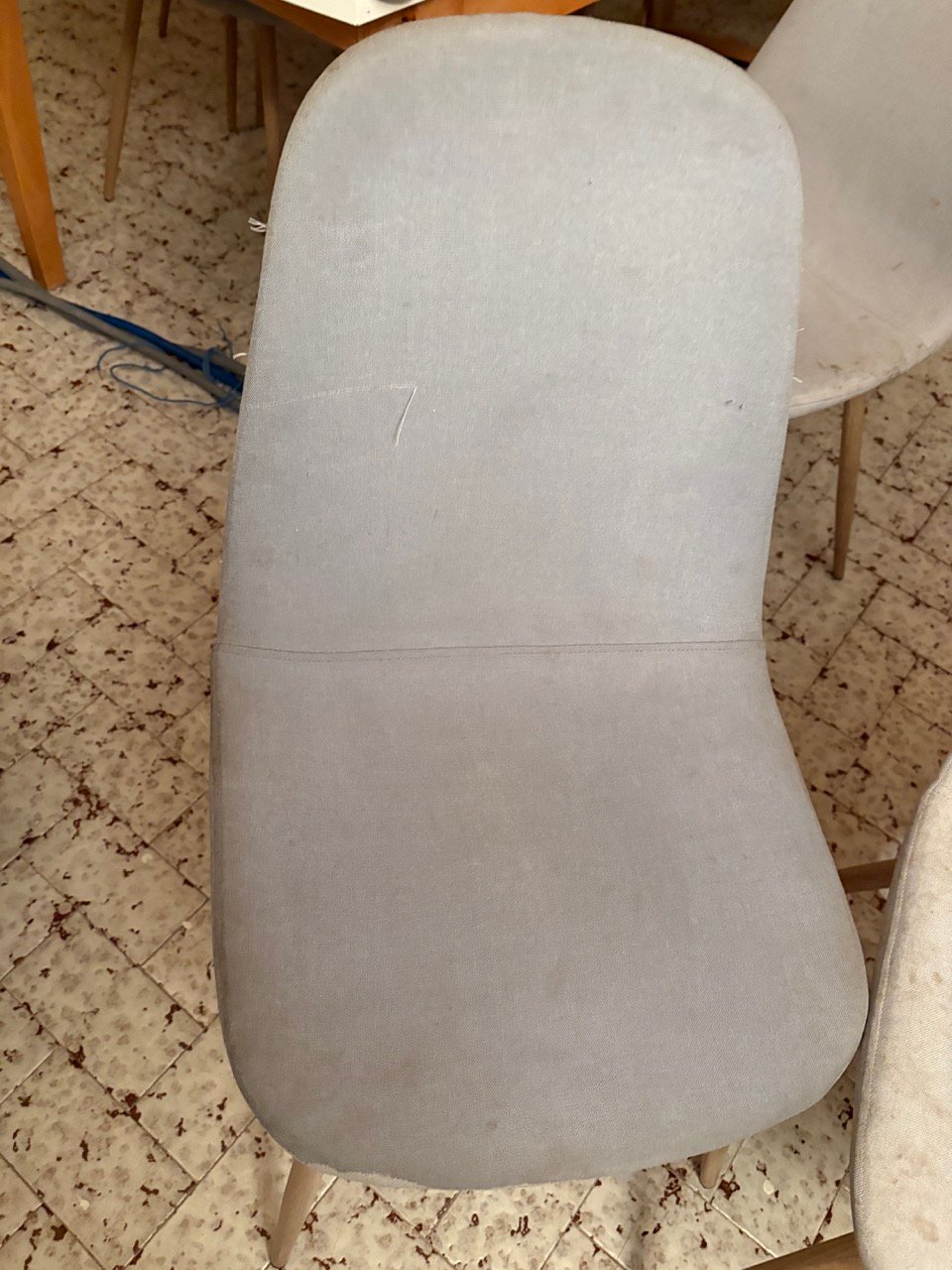 Chaise après nettoyage